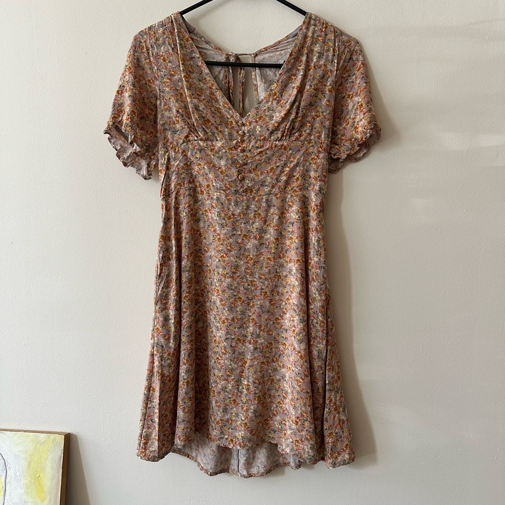 Makers Market Floral Mini Dress - Multicolor